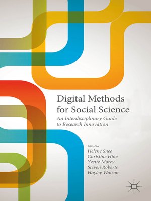 cover image of Digital Methods for Social Science